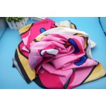 Фото Пляжное покрывало в виде розового пончика размер 148*148