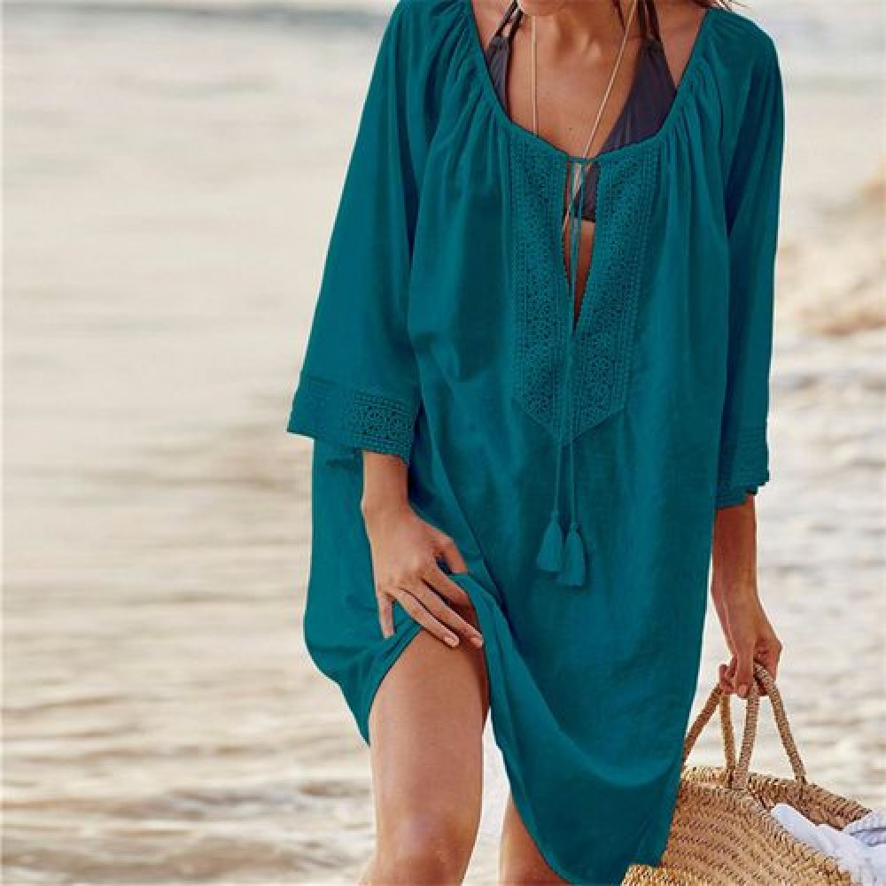 Платье туника для пляжа