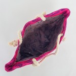 Фото Летняя пляжная сумка яркая розовая в морской тематике 211-02
