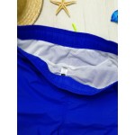 Фото Шорты мужские пляжные синие 159-01-1