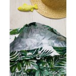 Фото Шорты мужские пляжные короткие "листья"  163-03