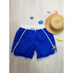 Фото Шорты мужские пляжные длинные синие 163-04-1
