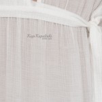 Фото Пляжное белое платье на короткий рукав 146-49