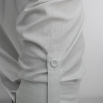 Фото Сорочка чоловіча довгий рукав білі гудзики комір стійка 411-04