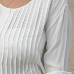 Фото Пляжна сукня коротка біла котон 146-43