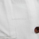 Фото Пляжная рубашка белая коттон с темными пуговицами 146-62