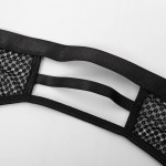 Фото Комплект белья черное кружево лиф плавки подвязки 328-01