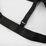 Фото Комплект белья черное кружево лиф плавки подвязки 328-01