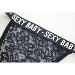 Фото Комплект білизни ліф і плавки чорний гіпюровий sexy baby 415-01