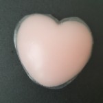 Фото Силиконовые наклейки-невидимки на грудь в форме сердца 413-07