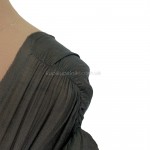 Фото Пляжное  длинное платье хаки 405-51-3