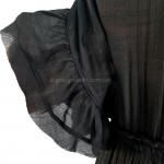 Фото Пляжна довга сукня чорна 405-51-4