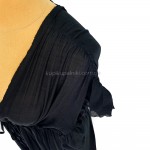 Фото Пляжна довга сукня чорна 405-51-4