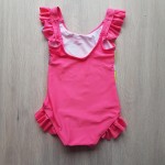 Фото Купальник слитный детский розовый с рюшками LOL  602-17