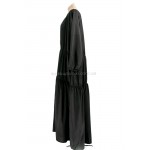 Фото Сукня довга чорна на довгий рукав  190-02