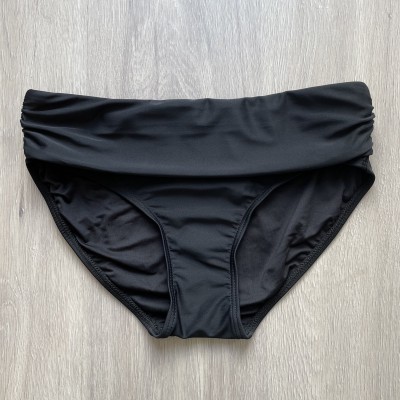 Фото Плавки жіночі чорні з відворотомі 114-06