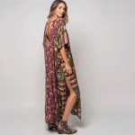 Фото Пляжное длинное платье бохо-стиль широкое оверсайз 422-03