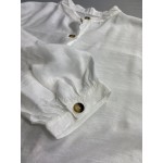 Фото Рубашка пляжная белая на длинный рукав 146-106