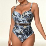 Картинка Слитный купальник Plus Size с астропринтом и балконет-лифом 434-05 з різних сторін Фото Слитный купальник Plus Size с астропринтом и балконет-лифом 434-05