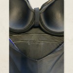 Купить Женский слитный купальник Plus Size чёрный с тёплым зебра-принтом 702-02-3 — реальное фото