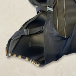 Купить Женский слитный купальник Plus Size чёрный с тёплым зебра-принтом 702-02-3 — реальное фото