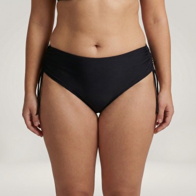 Купити Жіночі плавки Plus Size чорні з регульованими зав’язками з боків 703-05 — реальне фото