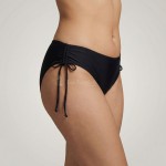 Купить Женские плавки Plus Size чёрные с регулируемыми завязками по бокам 703-05 — реальное фото