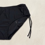 Купить Женские плавки Plus Size чёрные с регулируемыми завязками по бокам 703-05 — реальное фото